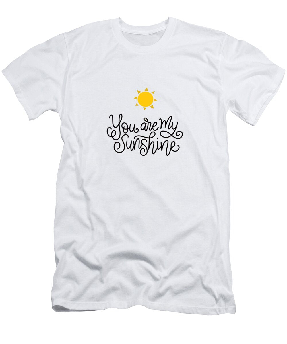 Cute Sunshine Text Alpaca Man T-Shirt