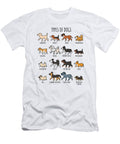 Cute Types of Dogs Canine Breeds Identification Studi Alex T-Shirt