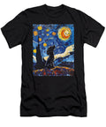 Cute Van Gogh Poodle Dog Starry Night Zyneu Gangd T-Shirt