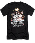 Cute Warm Hearts Cold Noses Husky Puppy Husky Zyneu Gangd T-Shirt