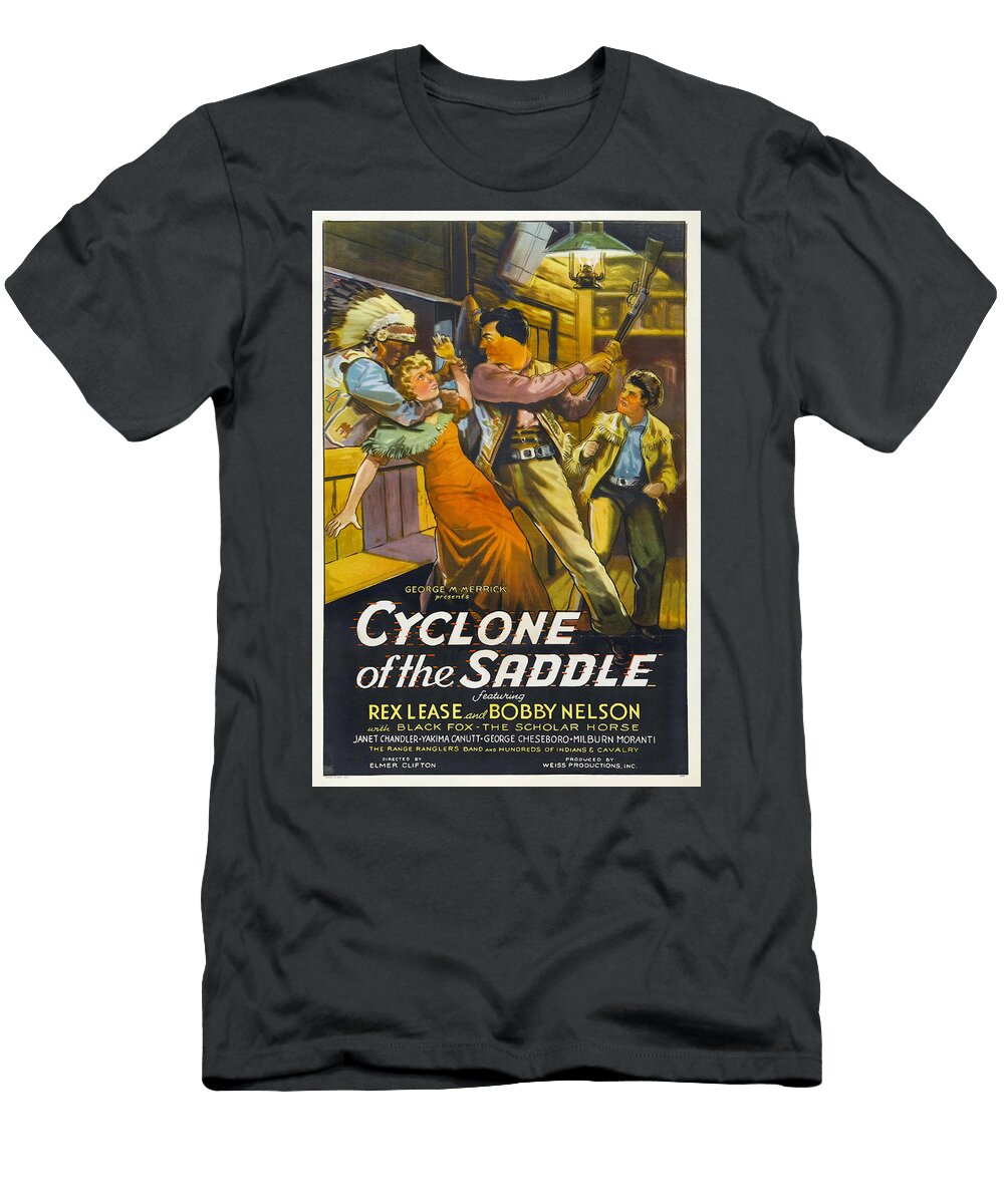 Cyclone of the Saddle 1935 Original Movie Poster T-Shirt