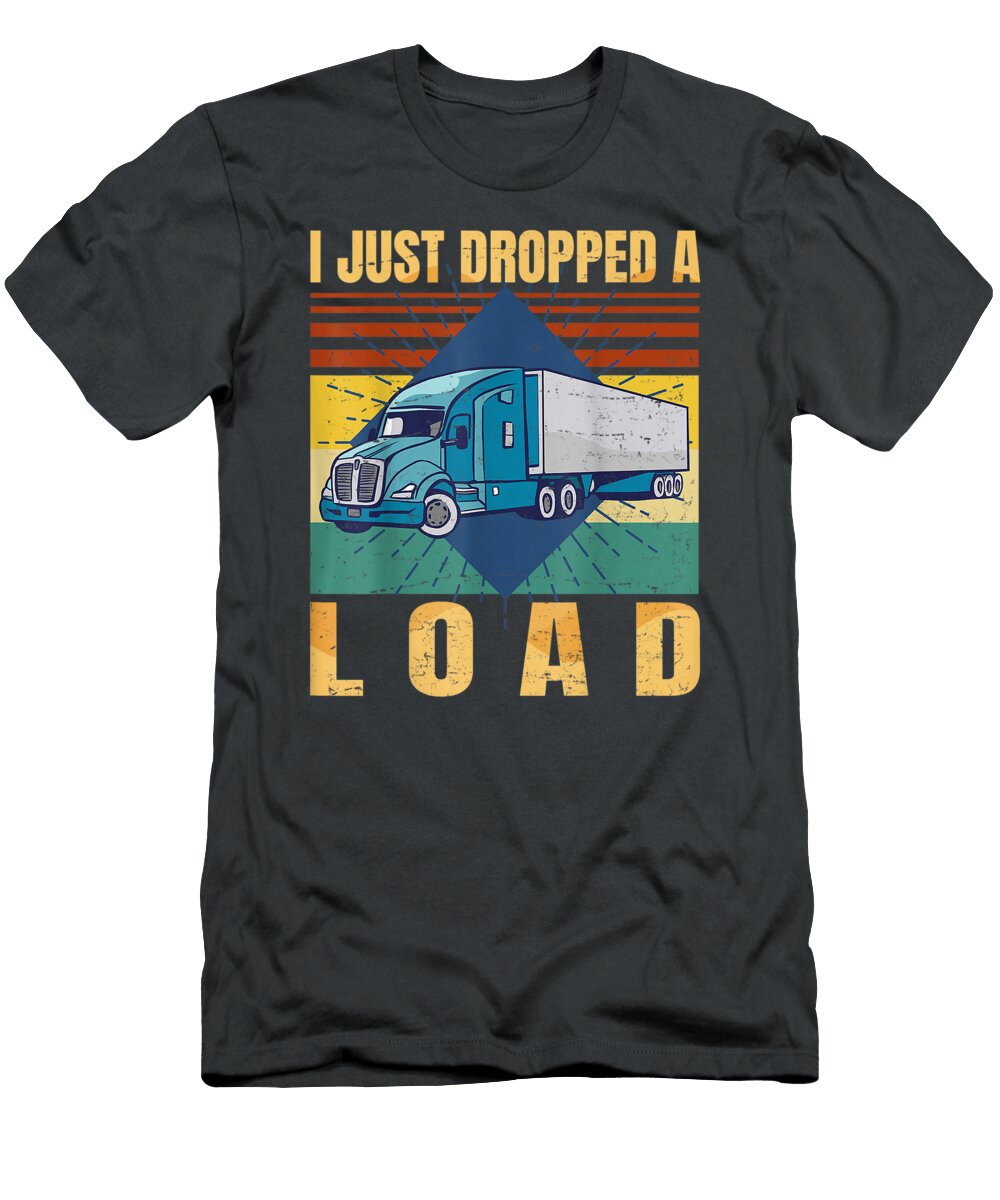 D a Load Funny Trucker Fathers Day Retro Ajay Ara T-Shirt