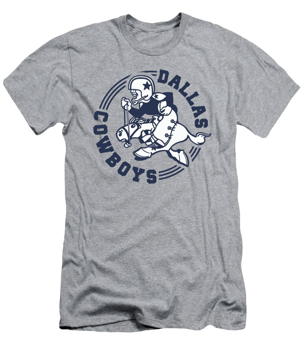 D Cowboys Drawing Rose Dickens T-Shirt