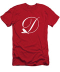 D in White Bird and Script Custom Home Fashions T-Shirt