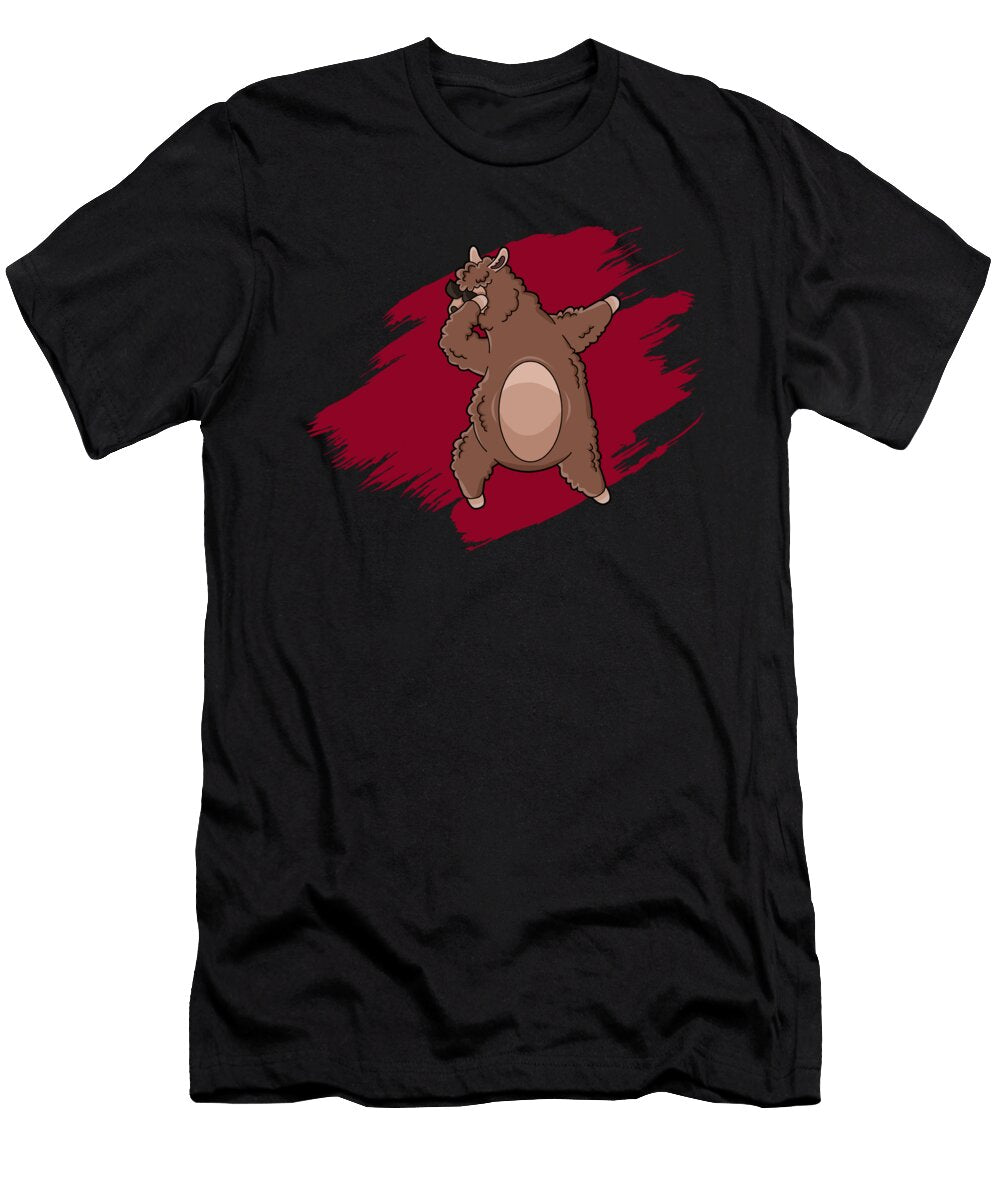 Dabbing Lama Dab Alpaca Funny Kids Gift Idea Cool Tshirtconcepts Marvin Poppe T-Shirt