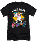 Dabbing Unicorn Dare to Be Yourself Steven Zimmer T-Shirt