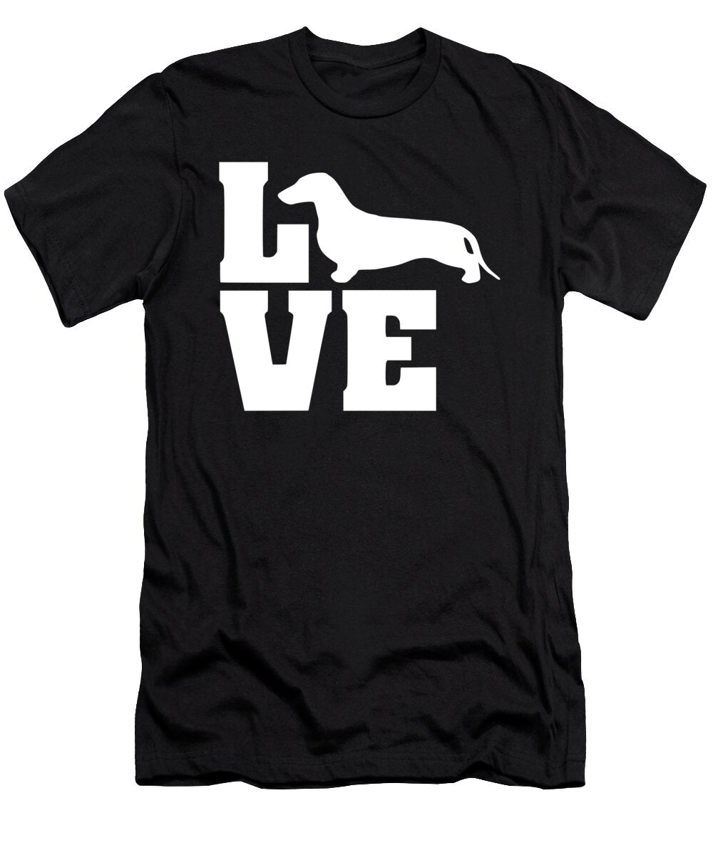 Dackel Love 2 Titan T-Shirt