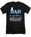 Dad of the Birthday Princess Llamazing Girl Llama Party Print Art Grabitees T-Shirt