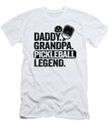 Daddy Grandpa Pickleball Legend Funny Pickleball Lisa Stronzi T-Shirt