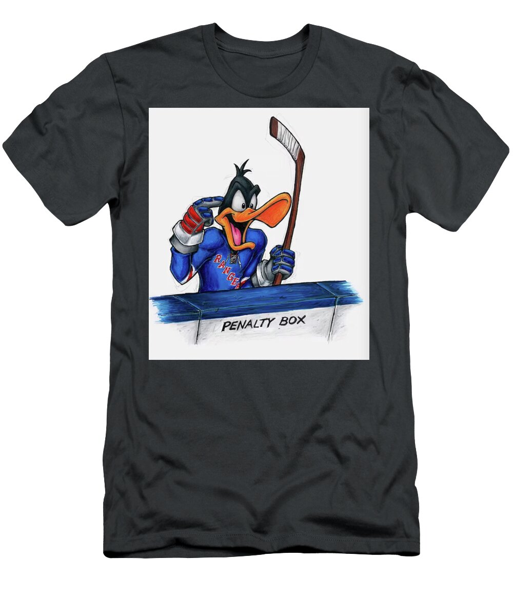 Daffy Duck N Y Rangers Rob Hans T-Shirt