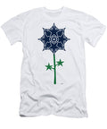 Dallas Cowboys NFL Football Team Logo Flower Art Steven Shaver T-Shirt