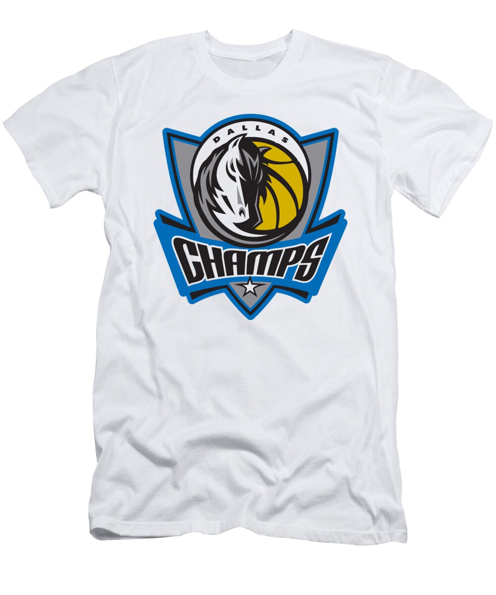 Dallas Mavericks Logo Rosa English T-Shirt