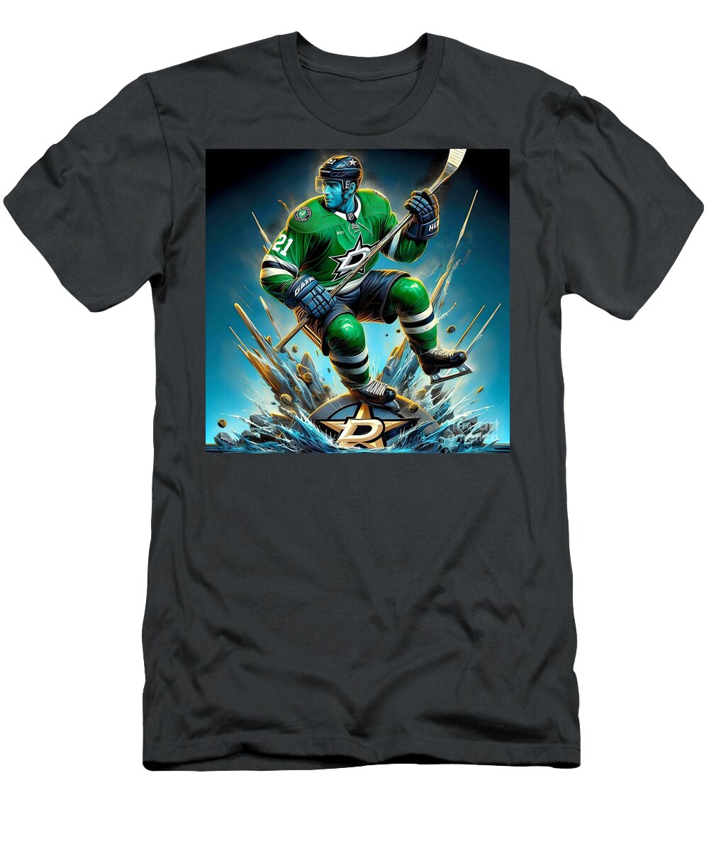 Dallas Stars Splash Art Series 2 Robert Williams T-Shirt