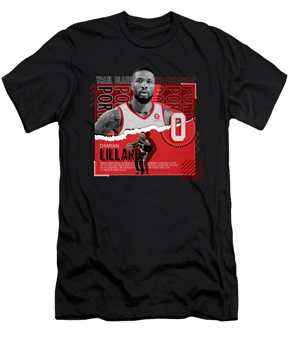 Damian Lillard Basketball Kelvin Kent T-Shirt