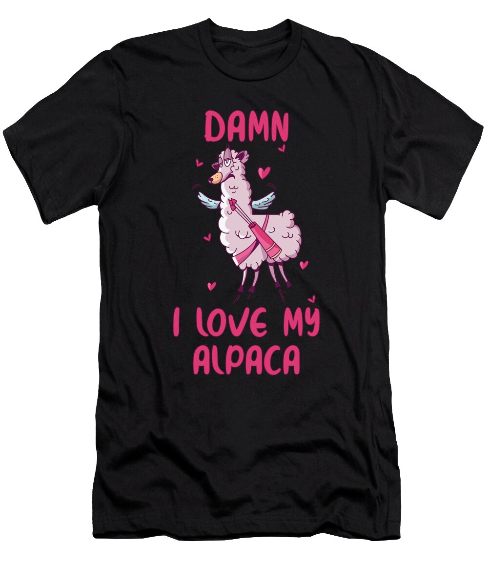Damn I Love My Alpaca Tenshirt T-Shirt