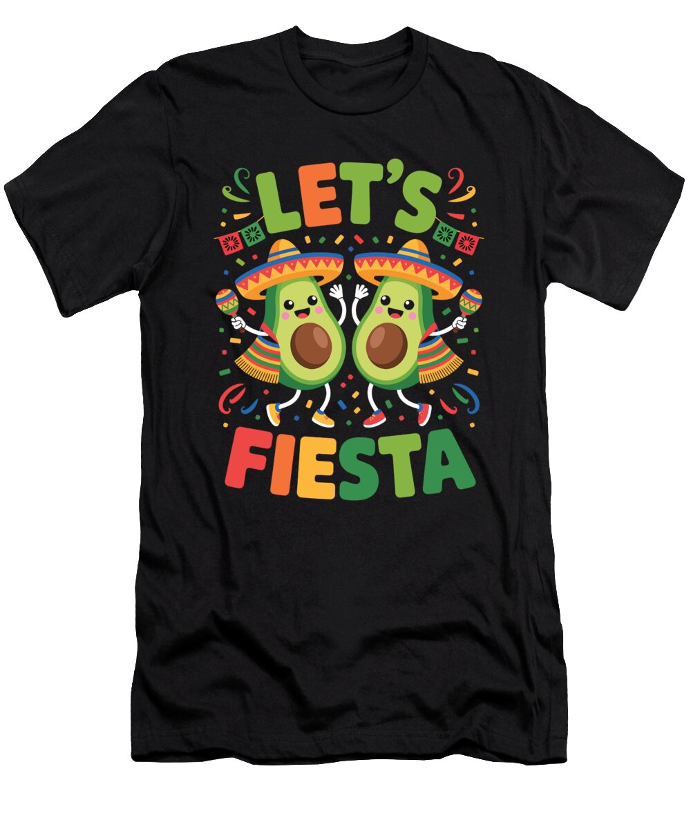 Dancing Avocados Fiesta Joanna Redesiuk T-Shirt