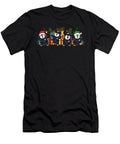 Dancing Police Officer Penguins Christmas Cop Natalie Lidford T-Shirt