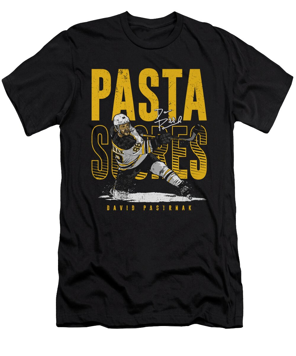 David Pastrnak Boston Pasta Scores Ihsan Sirin T-Shirt