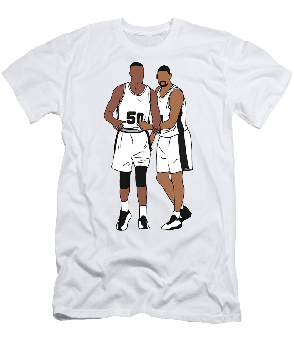 David Robinson and Tim Duncan Quang Vu T-Shirt