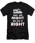 Day or Night We Do It Right Ambulance Driver Funny Tshirtconcepts Marvin Poppe T-Shirt