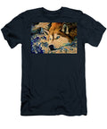 Daydreaming Siberian Husky Dog Peggy Collins T-Shirt