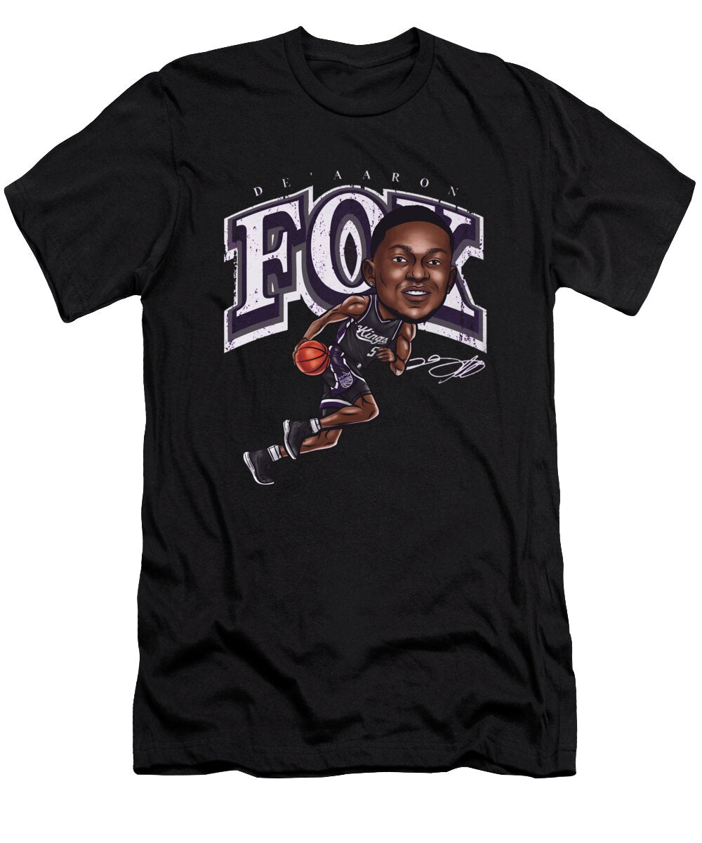 Deaaron Fox Sacramento Cartoon Ihsan Sirin T-Shirt