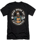 Dead Inside But Caffeinated Caffeined Coffee Halloween Crazy Squirrel T-Shirt