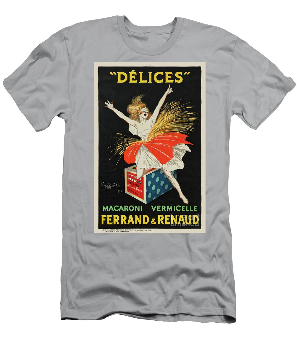 Delices Ferrand Et Renaud Vintage Poster 1923 Vintage Treasure T-Shirt