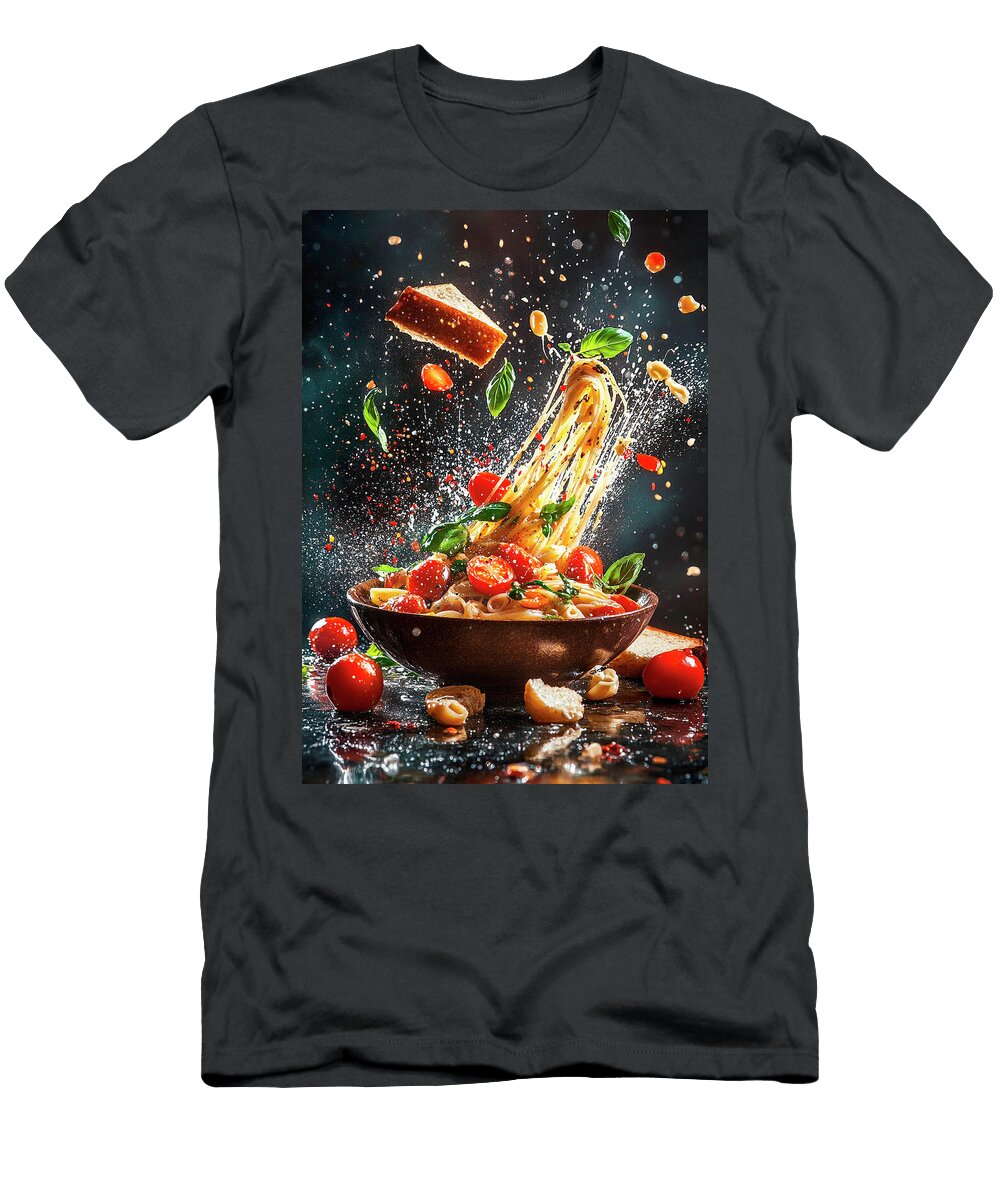 Delicious Pasta with Fresh Tomatoes and Herbs Merssi Norely T-Shirt