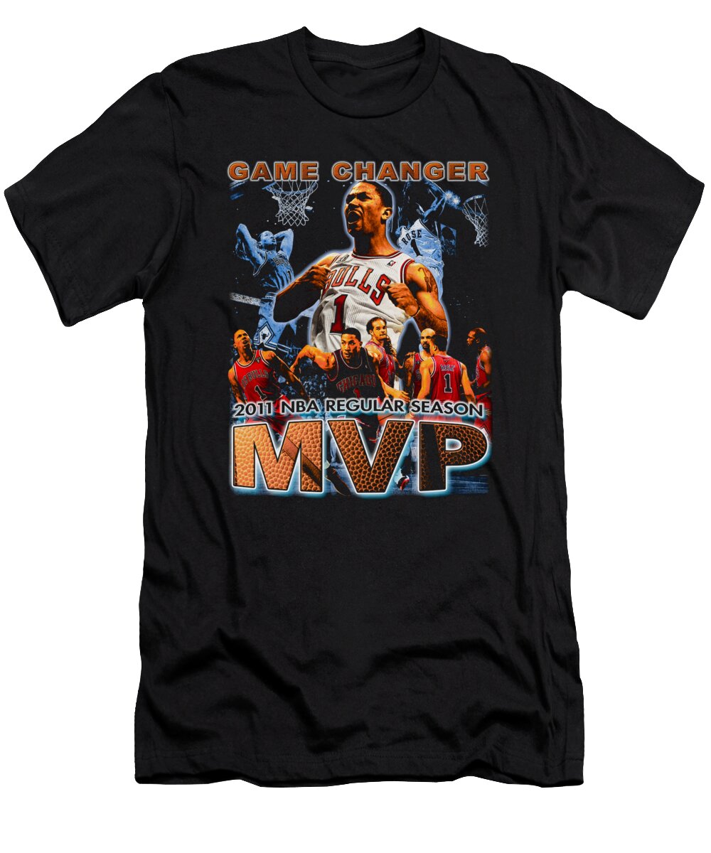 Derrick Rose Mvp 2011 Ozlem Altin T-Shirt