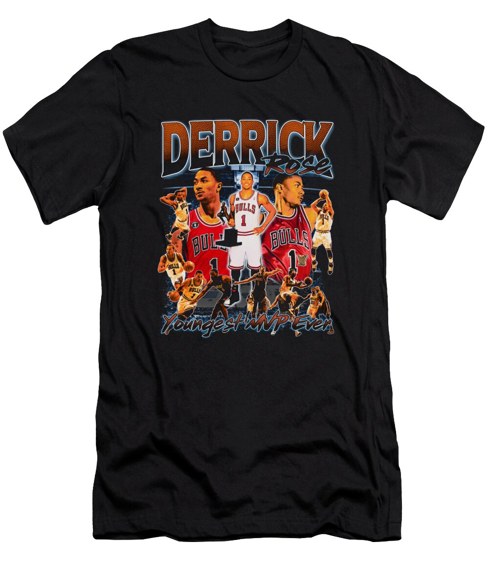 Derrick Rose Youngest Mvp Ever Ozlem Altin T-Shirt