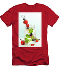 Detox Fruit Infused Flavored Water Fresh Summer Fruits on Metal Natalia Klenova T-Shirt
