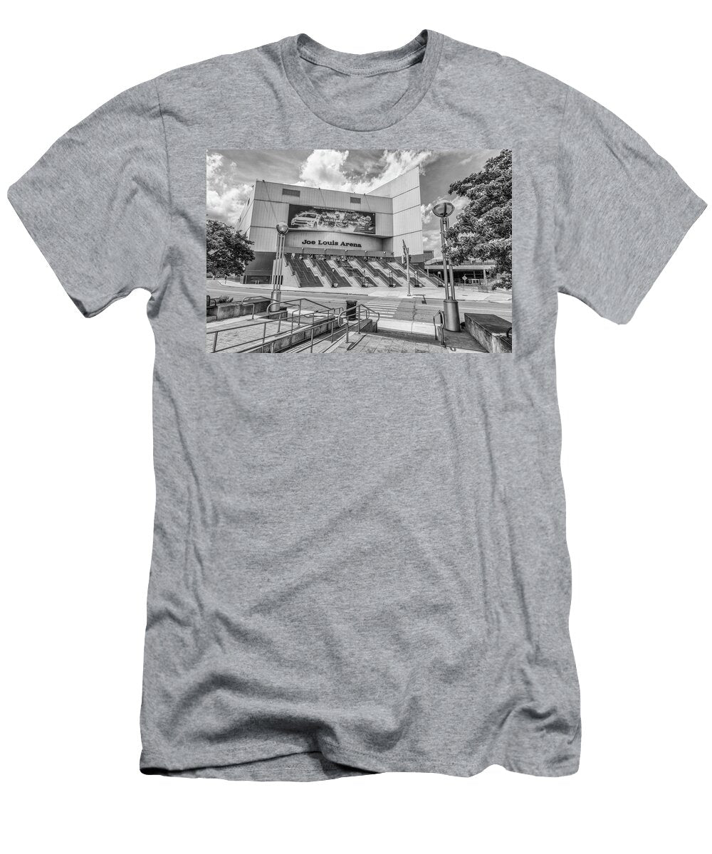 Detroit Joe Louis Arena Front John Mcgraw T-Shirt