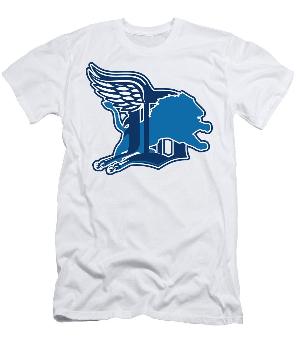 Detroit Lions Detroit Tigers Red Wings Huyen Vu T-Shirt