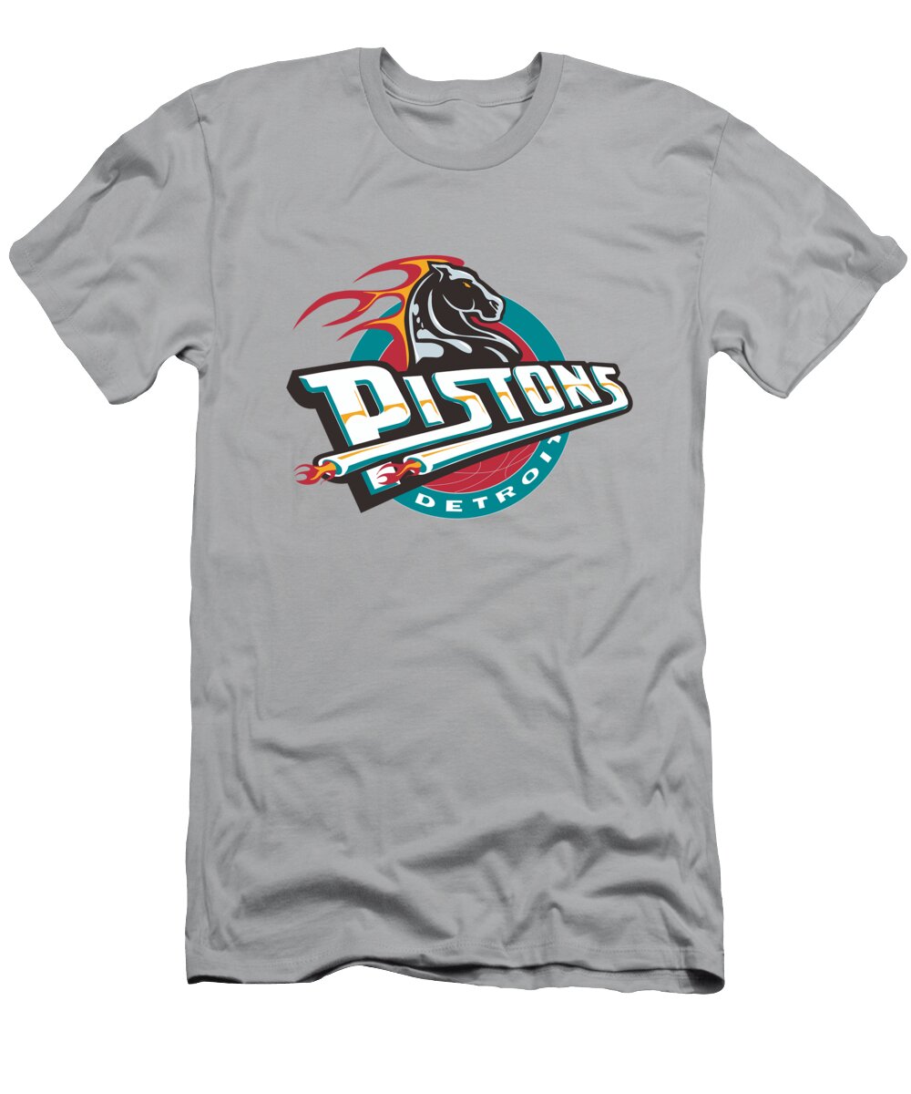 Detroit Pistons Basketball Team Logo Jones Dvm Nathaniel T-Shirt
