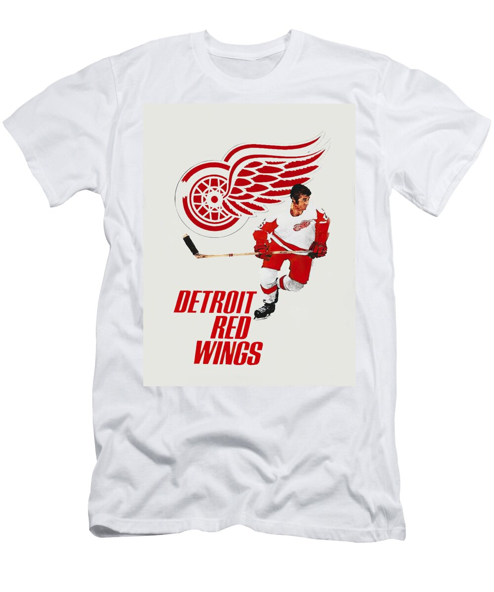 Detroit Red Wings Classic Poster Big 88 Artworks T-Shirt