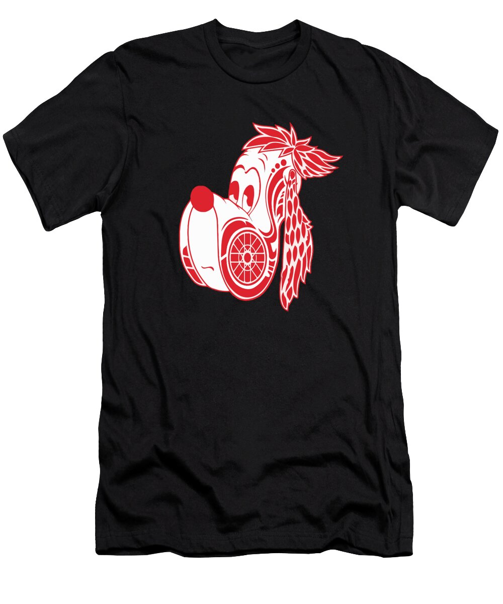 Detroit Red Wings Droopy Huyen Vu T-Shirt