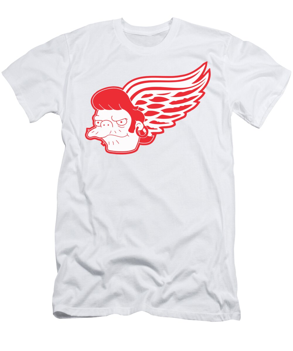 Detroit Red Wings Motorcity Snake Huyen Vu T-Shirt