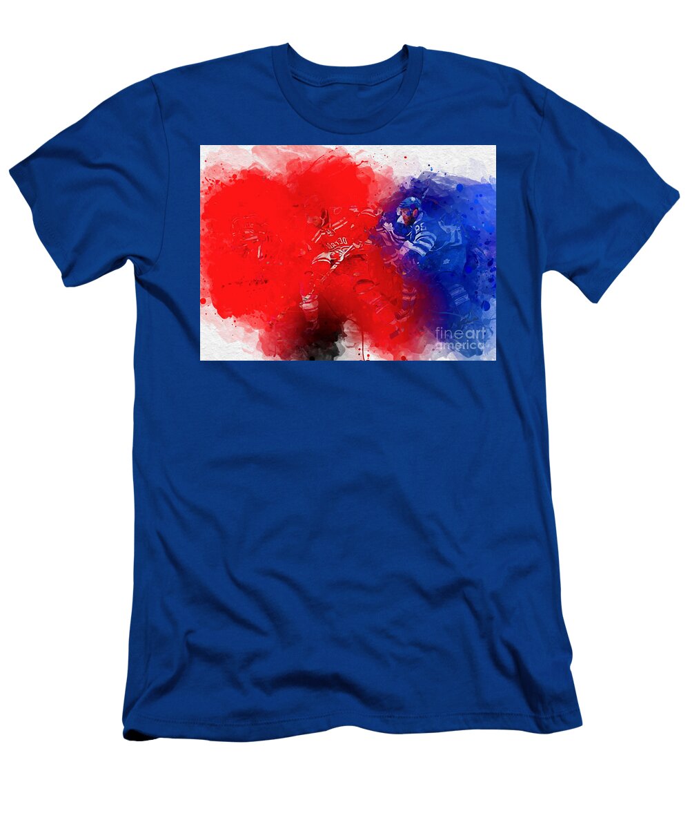 Detroit Wings Hockey Team NHL USA National Hockey League Detroit Hockey Stadium Armand Hermann T-Shirt