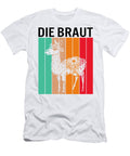 Die Braut Bride to Be Lama Alpaka Alpaca Verlobung Braut Sifou Store T-Shirt