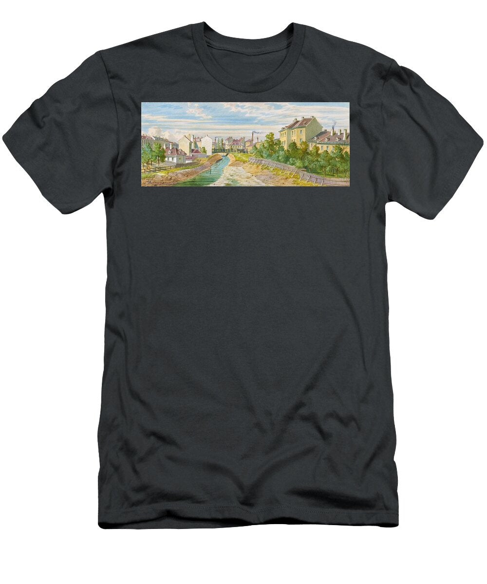 Die Magdalenenbrucke Uber Den Wienfluss Franz Gerasch Austrian T-Shirt