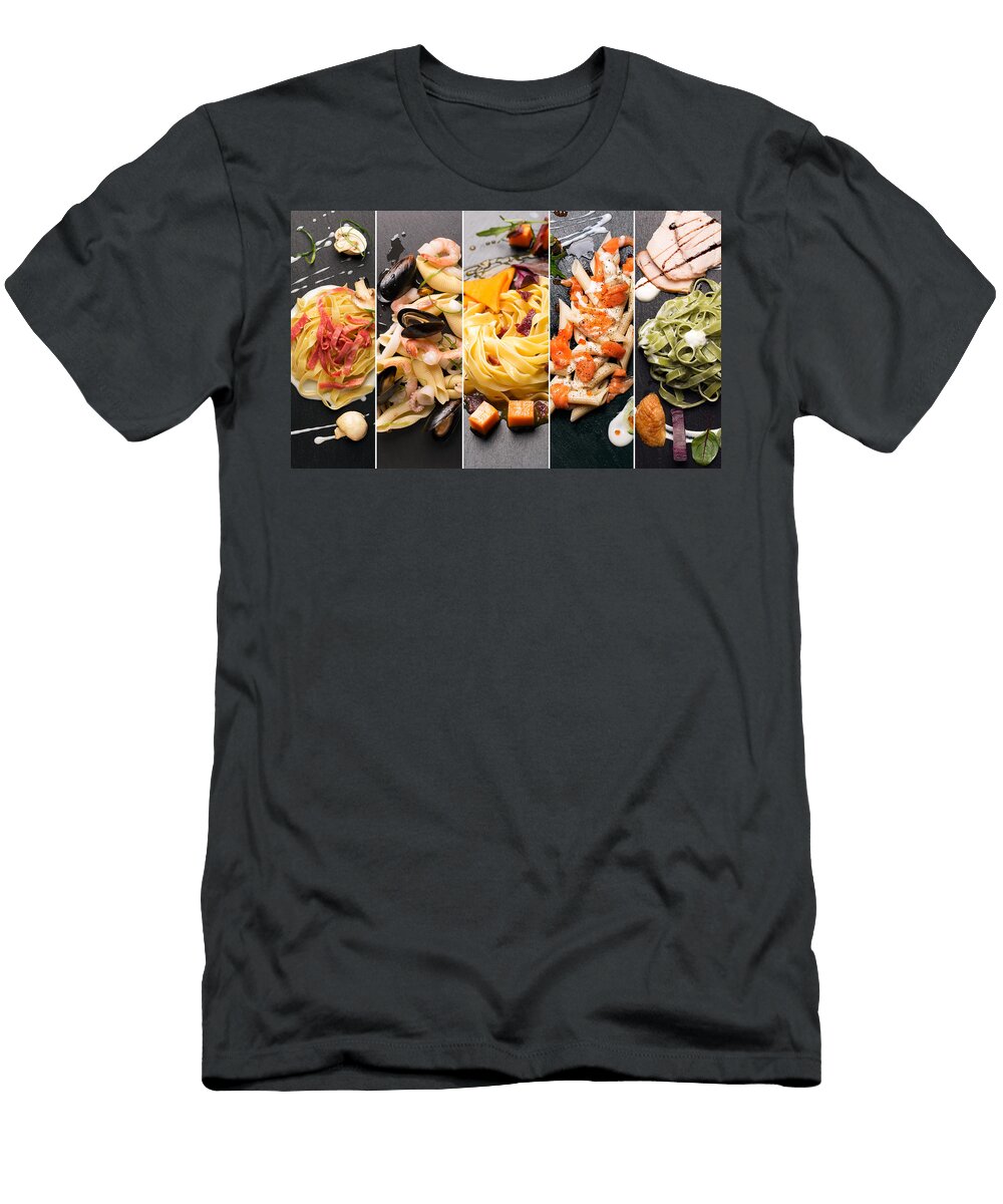 Different Photos of Italian Pasta Vadim Goodwill T-Shirt