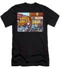 Dilallo Hamburger Restaurant St Henri Montrealwinter Scene Best Hamburger Joint Street Hockey Game Carole Spandau T-Shirt
