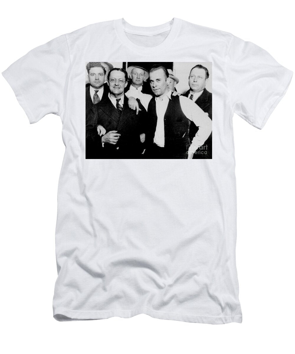 Dillinger and Law Enforcemment Friends Jon Neidert T-Shirt