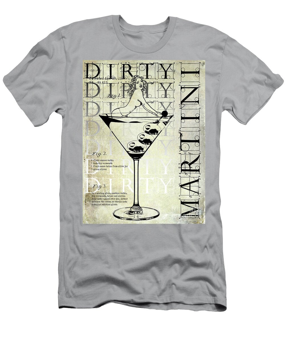 Dirty Dirty Martini Patent Jon Neidert T-Shirt