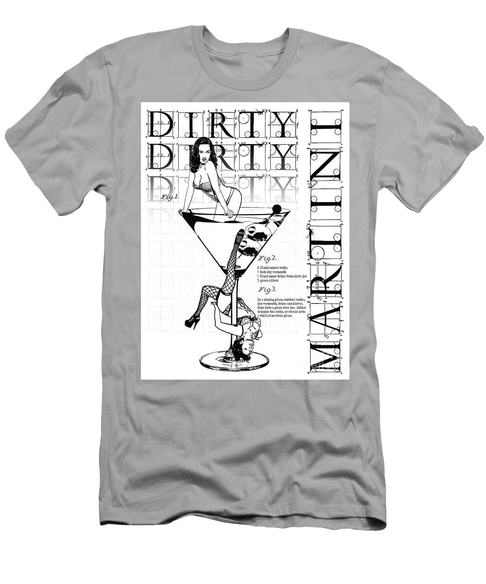 Dirty Martini Black and White Jon Neidert T-Shirt