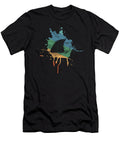 Distressed Retro Shark Surfing Diving Freediver Thomas Larch T-Shirt
