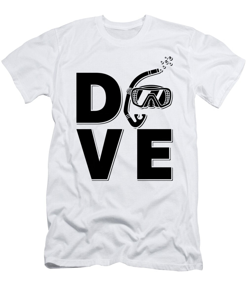 Dive Diving Apnoe Diver Freediver Freediving Tshirtconcepts Marvin Poppe T-Shirt