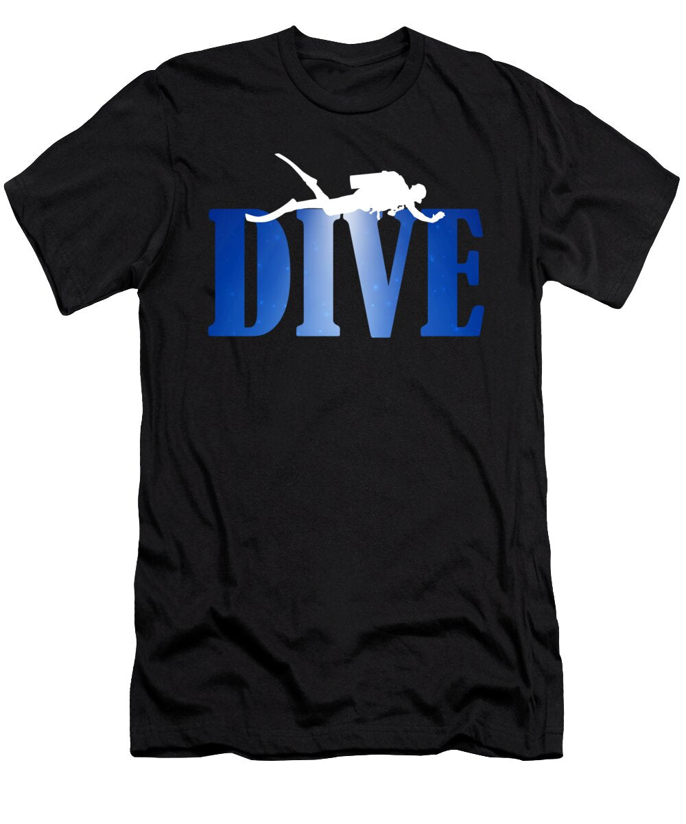 Dive Diving Diver Dives Nose Dive Gift Antonio Piscicelli T-Shirt
