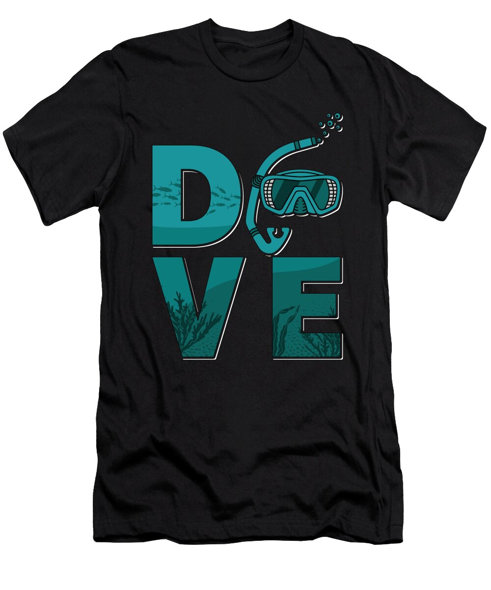 Dive Freediving Diving Apnoe Diver Freediver Tshirtconcepts Marvin Poppe T-Shirt